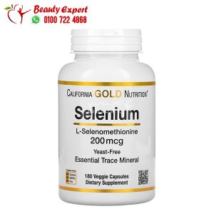 California Gold Nutrition Selenium, Yeast-Free, 200 mcg, 180 Veggie Capsules