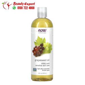 Now foods solutions grapeseed oil for hair and skin