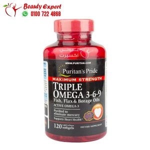 Puritan's pride triple omega 3 6 9 for heart health