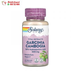 حبوب غارسينيا Solaray Garcinia Cambogia 500 mg 60 Vegcaps
