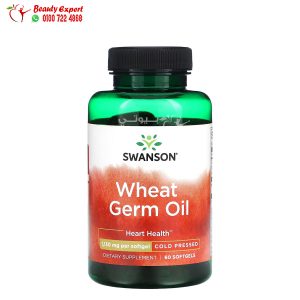 Wheat Germ Oil capsules ,Swanson, 1,130 mg, 60 Softgels